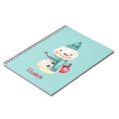 Naam, Fantasievolle Sneëman Winter Planner 16,5 x Notitieboek (Linkerzijde)