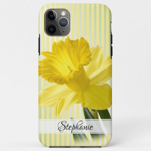 Naam: Gele deffodil Citaat Floral Foto iPhone 11 Pro Max Hoesje