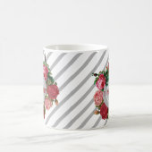 Naam gepersonaliseerd flessenmonogram koffiemok (Center)