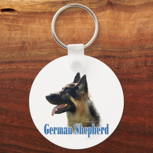 Naam German Shepherd Sleutelhanger (Achterkant)