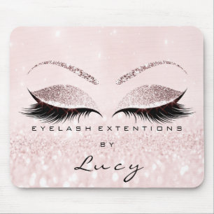 Naam Glitter Makeup Beauty Studio Lash Roze Rose Muismat