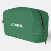 Naam Groen Kamp Bachelorette Party Bruid Toilettasje (Rechterhoek)