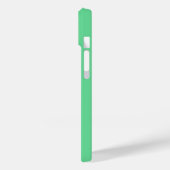 Naam Groene Eenvoudige Moderne Typografie Case-Mate iPhone Case (Achterkant / Links)