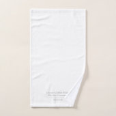 Naam hotel of accommodatie bad handdoek (Handdoek)