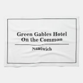 Naam hotel of restaurant theedoek (Horizontaal)