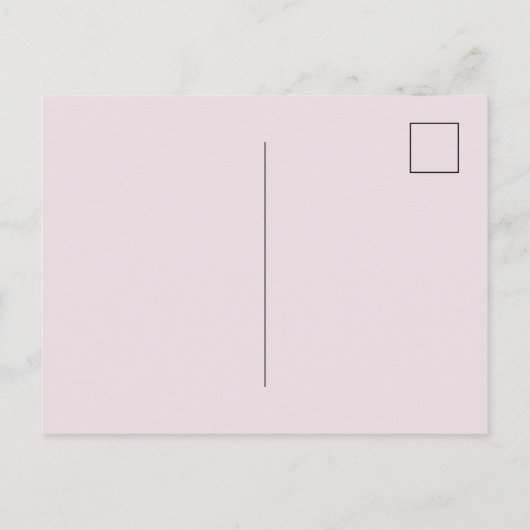 Naam in script | Blush roze foto-Afstuderen Uitnodiging Briefkaart (Achterkant)