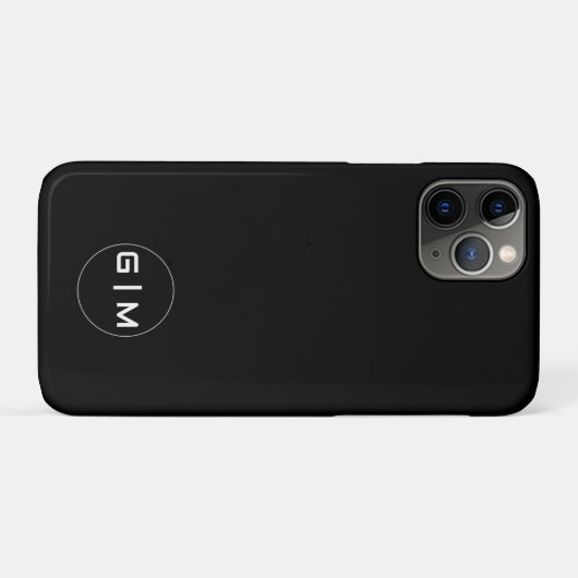 Naam initialen Case-Mate iPhone case (Achterkant (horizontaal))