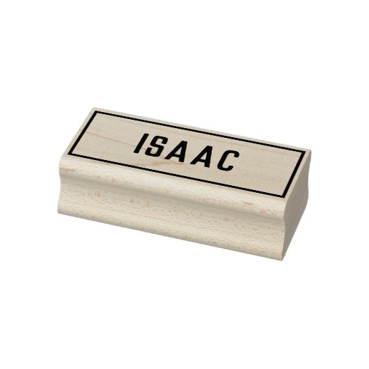 Naam Isaac Rubberstempel (Stempel)