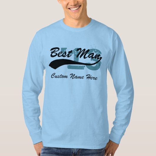 Naam & Jaar Beste Man T-shirt (Voorkant)