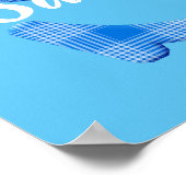 Naam Jongen Aangepaste Plaid Letter S Poster (Hoek)