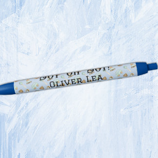 Naam, Jongen Oh Jongen, Baby Shower Favorieten Zwa Zwarte Inkt Pen