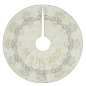 Naam: 'Joy to the World' kerstenkreel Kerstboom Rok (Voorkant)