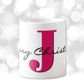 Naam, juli Ruby Red Birthstone | vrolijk kerstfees Koffiemok