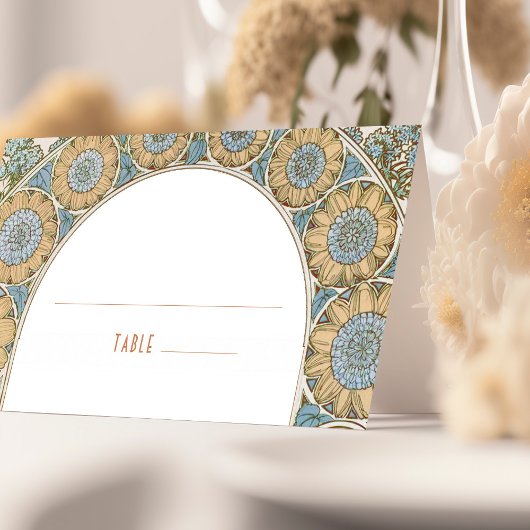 Naam Kaarten Bindtafel Art Nieuw