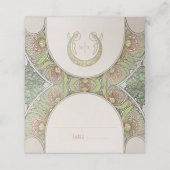 Naam Kaarten Bindtafel  Art Nieuw (Buitenkant ongevouwen)