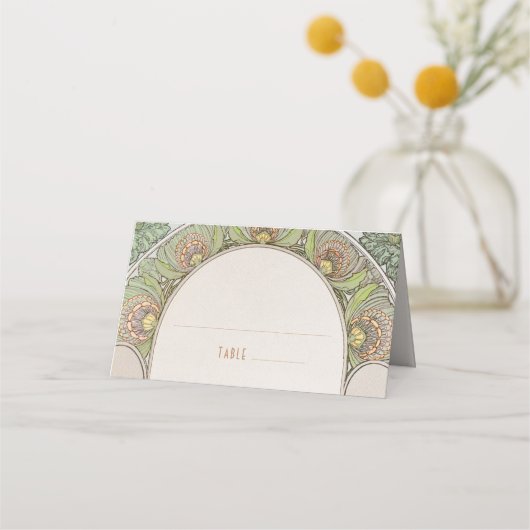 Naam Kaarten Bindtafel  Art Nieuw (Voorkant)