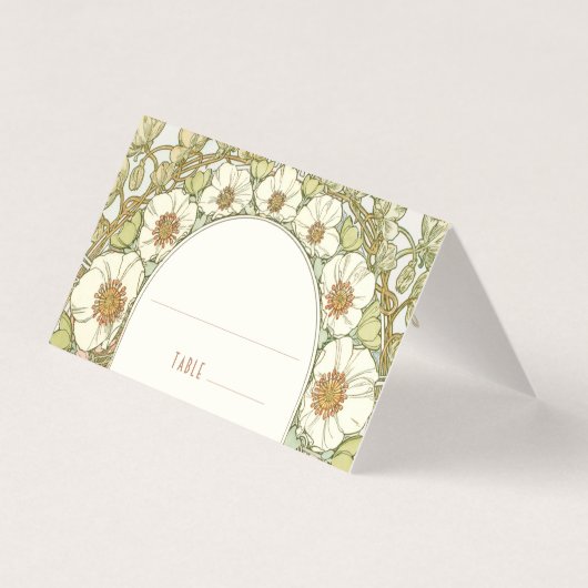 Naam Kaarten Bindtafel Art Nieuw (Voorkant)