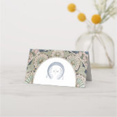 Naam Kaarten Navy Blue Trouwtafel (Achterkant)