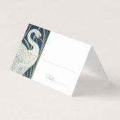 Naam Kaarten Zwanen Trouwtafel Art Nouveau (Voorkant)