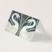 Naam Kaarten Zwanen Trouwtafel Art Nouveau (Achterkant)