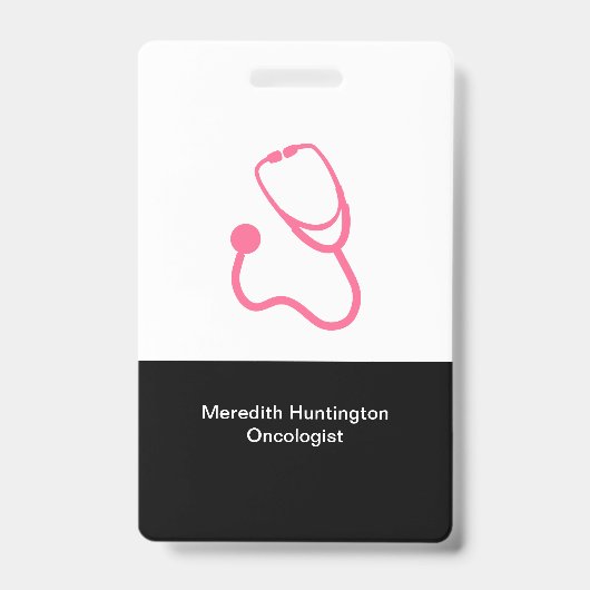 Naam Kantoor van oncoloog Badge (Voorzijde)