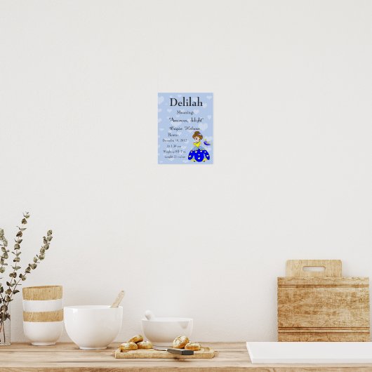 Naam: keepomwille nursery Delilah Poster (Keuken)