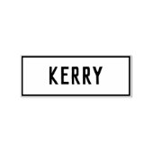 Naam Kerry Rubberstempel (Afrduk)
