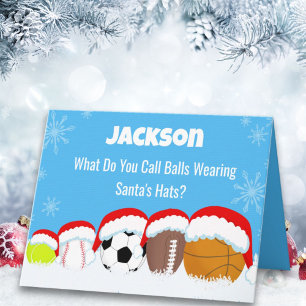 Naam Kerstballen in Santa's Pet Riddle Kaart