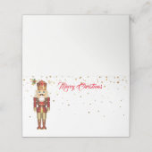 Naam Kerstfeest Plaats Kaart-Notenkraker (Buitenkant ongevouwen)