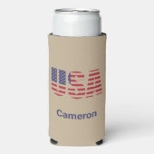 Naam, Khaki USA Can of Slim Seltzer Koelbox (Seltzer Voorkant)