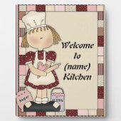 Naam Kitchen Plaque toevoegen Fotoplaat (Voorkant)