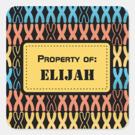 Naam Labels voor kinderen - Terug naar Gepersonali