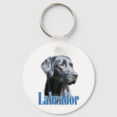 Naam labrador (zwart) sleutelhanger (Achterkant)