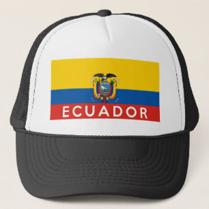 naam land van de vlag van ecuador trucker pet