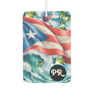 Naam Latina Vrouw Puerto Rico Boricua Strand Auto Luchtverfrisser