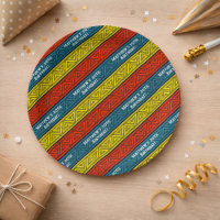 Naam & Leeftijd Verjaardagsfeest Celtic Stripe Roo