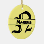 Naam Letter ornament aanpassen (Rechts)