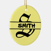 Naam Letter ornament aanpassen (Rechts)