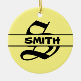 Naam Letter ornament aanpassen