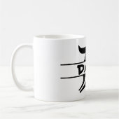 Naam Letter ornament aanpassen Koffiemok (Links)