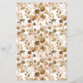 Naam liefdesliedende Herfst Eucalyptus Shower Game Flyer (Achterkant)