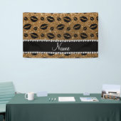Naam lipstickisses gold glitter spandoek (Beurs)