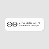 Naam logo naamplaatje (Voorkant)