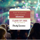 Naam Markering! Aangepaste kleerschakelaars Vierkante Sticker