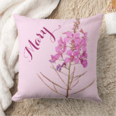  naam Mary  roze floral girly Kussen (Deken)