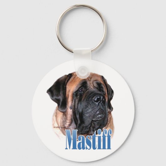 Naam Mastiff (apricot2) Sleutelhanger (Voorkant)