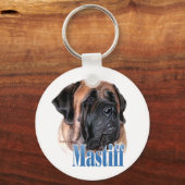Naam Mastiff (apricot2) Sleutelhanger (Voorkant)