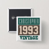 Naam met Button jaar 1993 (Voorkant /achterkant)