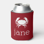 Naam met krab blikjeskoeler (Blikje Voorkant)