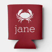 Naam met krab blikjeskoeler (Achterkant)